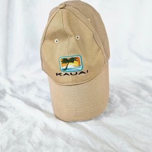 Hawaiian Headwear Kauai Tan Khaki Baseball Cap Adjustable Buckle OSFA